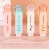 RosewineC 4 Pcs Cat Paw Shaped Retractable Erasers, 4 Color