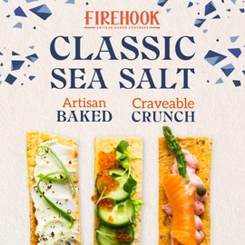 Firehook Cracker Baked Sea Salt, 8 Oz