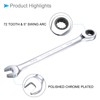 CoCud Ratchet Wrench 11/32" Head SAE 72 Teeth Cr-V Combination
