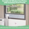 Memrita Portable Air Conditioner Window Vent Kit with Insulation Foam