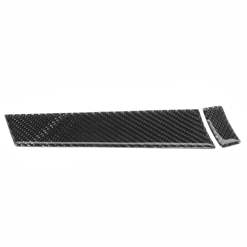 2pcs Carbon Fiber Driver Dashboard Panel Trim Cover Fit for