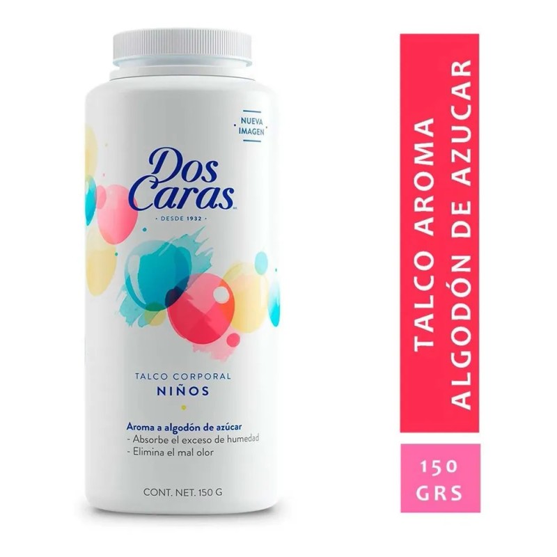 Talco Corporal Infantil Dos Caras 150g