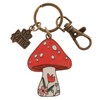 Karma Gifts, Womens Enamel Keychains, Mushroom