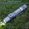 ULTRAFIRE EC1 Rechargeable Flashlight with holster, 1500 High Lumens Tactical
