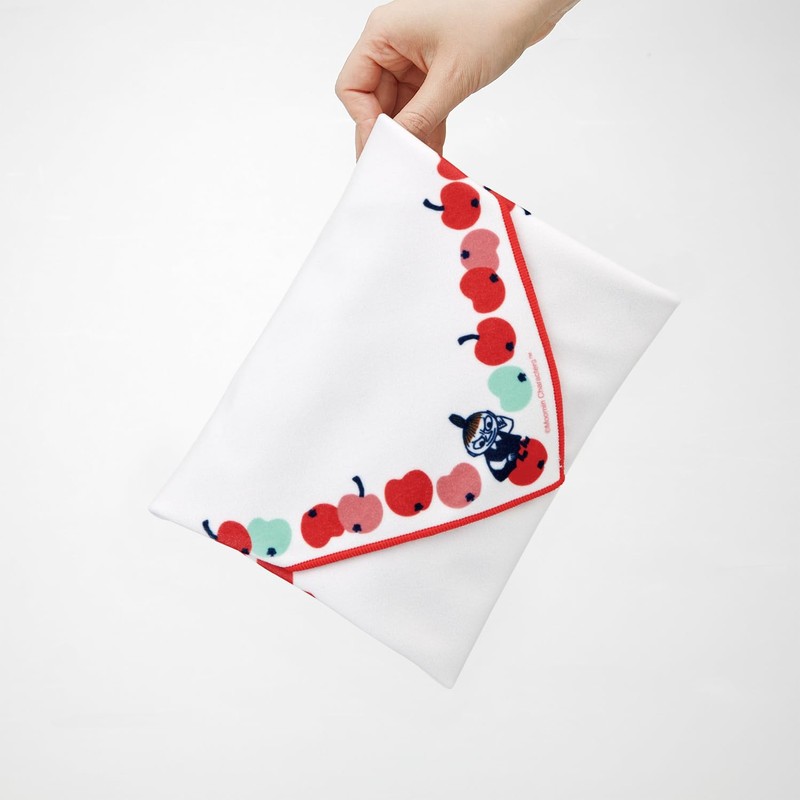 Skater KBST43 Sticky Lunch Cloth, Easy No Tie Moomin, Little