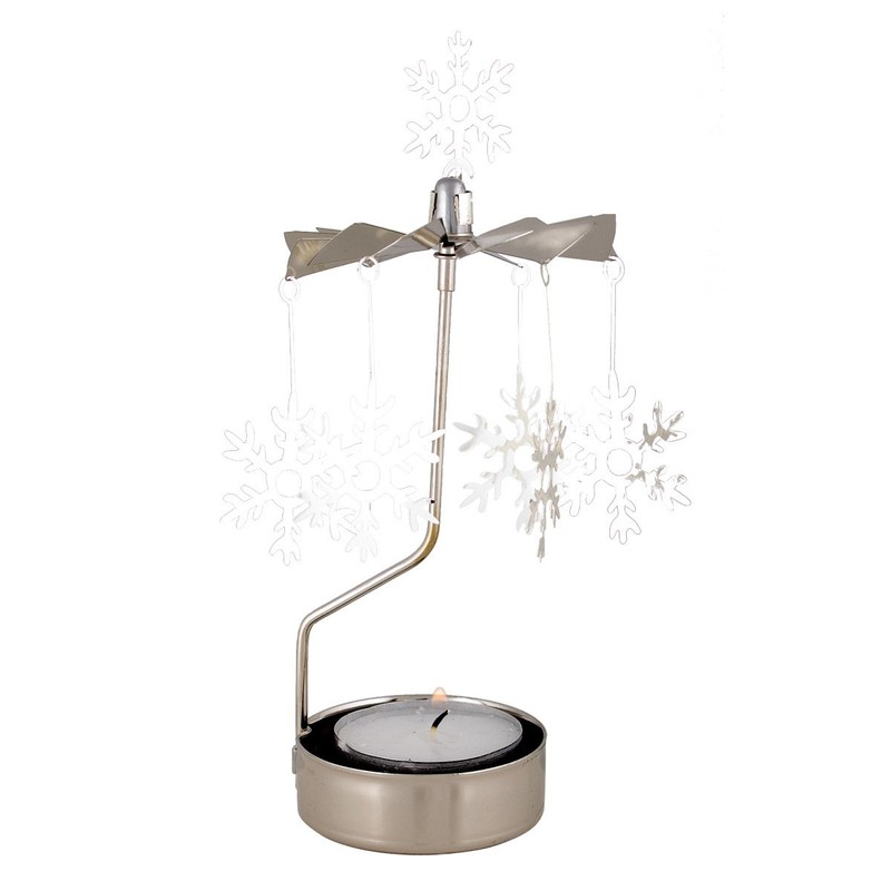 Rotary Candleholder Snowflake
