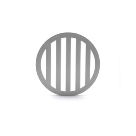 Swimables Plastic Drain Cover 3 1/8" Diameter and 1/4" Thickness - 100% Made in USA (1, Gray)