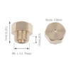 Timsec 10Packs Brass Jet Nozzles, DIY Burner Parts with M5