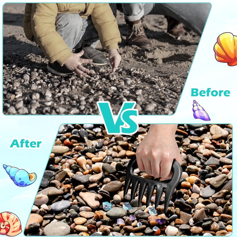 Sand Scoop with Shovel Plastic Sand Sifter for The Beach