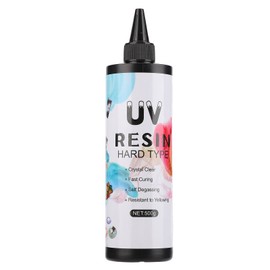UV Resin Handworked DIY Transparent Color Anti Yellowing Fast Curing Clear UV Glue Adhesive for Craft Decorations 500g