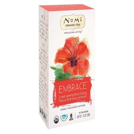 Numi, Tea Holistic Embrace Hibiscus Organic, 16 Count