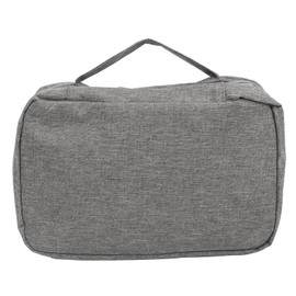 Travel Hanging Toiletry Bag Travel Cosmetic Bag Folded Hanging Toiletry Wash Organizer Pouch for Men Women Grey