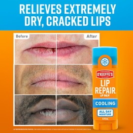 O'Keeffe's Lápiz labial reparador, protector e hidratante, paquete de 4