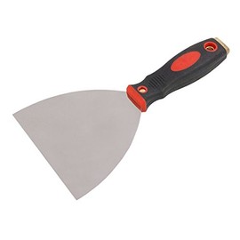 Neilsen CT0549 5in 125mm Heavy-Duty Scraper with Stainless Steel Blade and Rubber/Resin Handle
