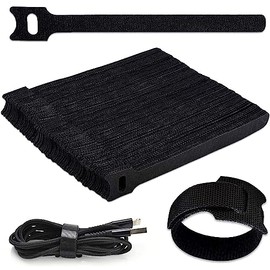 120 PCS Correas de Cable Ajustables(200 * 12MM),Ataduras de Cable Reutilizables,Bridas para Cables,Gestión de Cables,Cables Nailon Fuerte,para Organizar el Hogar, la Oficina y Centros de Datos