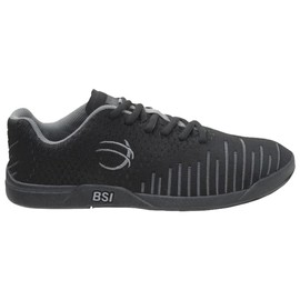 BSI Men’s 810 Sport Glide Shoes - Lightweight Shoes with Cushioned Support for Men, Black & Charcoal, Size 7