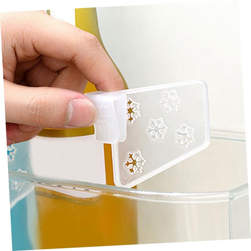 Gadpiparty 40Pcs Adjustable Clear Fridge Divider Set Durable Organizers for