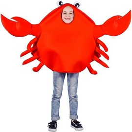 KalcyKizz Crab Costume for Children Unisex Animal Costumes (8-12)