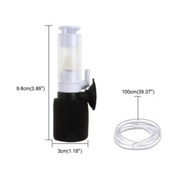 WEAVERBIRD Mini Sponge Fish Filter Ultra Quiet 3-in-1 Filtration System Air Pump Filter for Small Fish Tank