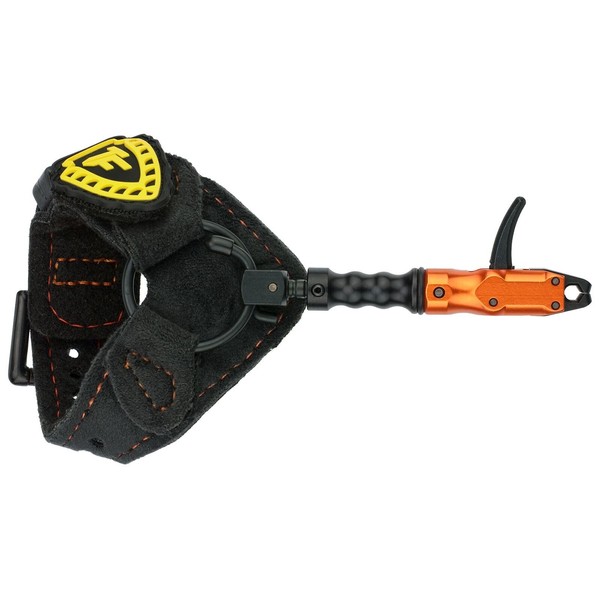 Tru-Fire Spark Youth Buckle Foldback Archery Bow Release - Adjustable Black Strap for Smaller Wrists