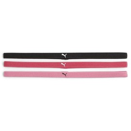 Puma 053491 Gym Exercise Sports Training AT Sports Band, Women's Pack (3PC Black/Garnet Rose/Fast Pink (23), One Size, Black/Garnet Rose/Fast Pink (23)