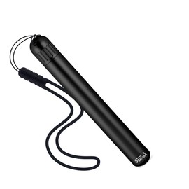 Premio1 Slim Storage Tube, Odor Locking Smell Proof, Waterproof Lightweight Container, Pre-rolls, Spices, Herbs, Pills, Cones, etc… Outdoor EDC Metal Holder, Pocket Size Travel – Black