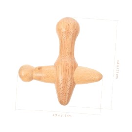 minkissy Portable Wooden Acupoint Massage Stick Pelma Massager for Whole Body Relaxation Lightweight and Easy to Carry for Neck Back Legs and Feet Massage