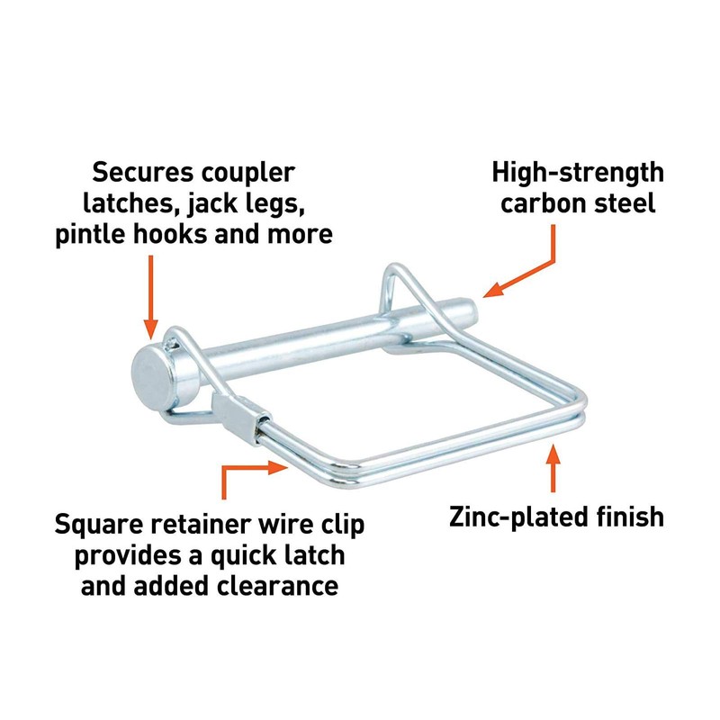 Pack of 8 One Cotter Pin Locking Pin Stainless Steel