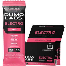 DUMO ELECTRO – Electrolitos en Polvo con Sodio, Potasio y Magnesio | Suplemento de Hidratación Avanzada para Deporte, Energía y Recuperación | 30 Porciones Sabor Sandía