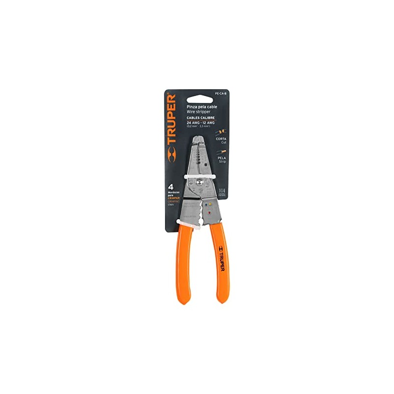 Truper PE-CA-8, Pinza pela cables 8