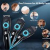 Beard Trimmer for Men with 3 Attachments, 40 Adjustable Precisions,