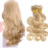 MLMYBAYEA P27/613 Highlight Blonde Body Wave Bundles Honey Blonde Body