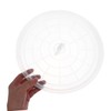 NOLITOY 2Pcs Bird Cage Tray Transparent Durable Plastic Poop Holder