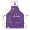 Mactso Chef Apron Water Resistant Canvas Cross Back Adjustable Apron