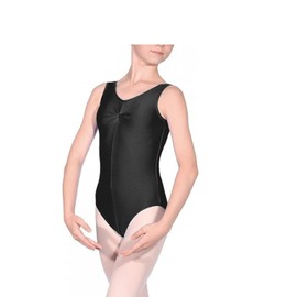 P&R DANCEWEAR LTD Women's Sheree Nylon/Lycra Leotard (Black sheree, 7-8 Years)