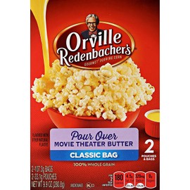 orville redenbacher's Pour Over Movie Theater Butter Microwave Popcorn, 9.9 oz