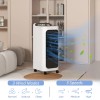 Remote Timer Oscillating Air Cooler with Ice Packs Water Humidifier