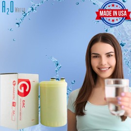 Filter Replacement-Granular Activated Carbon Replacement Water Filter for SD501, DX II,(See Image to Identify The Models-HG/HGN) (HG) Kangen Compatible by A2O WATER - MADE IN USA