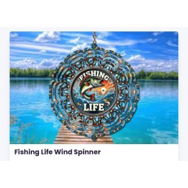 Unbranded FISHING LIFE wind  spinner