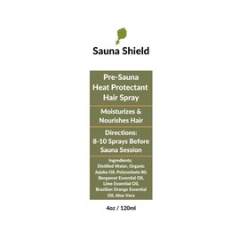 Sauna Shield Pre-Sauna Heat Protectant Hair Spray (8oz/240ml)