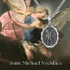 URONE St. Michael-Anhänger für Männer Sterlingsilber Amulett Medaille Schutzanhänger Religiöser
