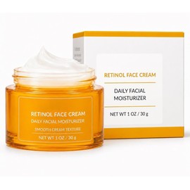Crema facial con retinol, humectante facial, peso neto 1,06 oz (30 g)