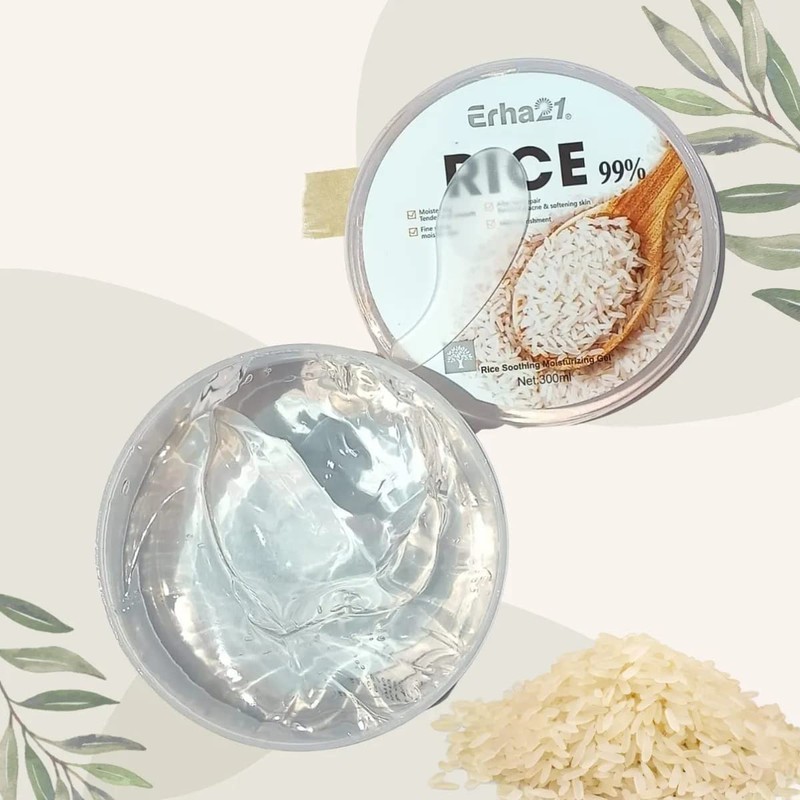 Exfoliante Para Cara/Cuerpo Suaviza Hidrata La Piel Arroz Gel Exfoliante