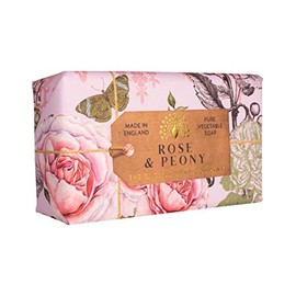 The English Soap Company, Rose & Peony Soap Bar, Anniversary Collection 200g