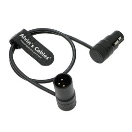 Alvin's Cables Rotatable Low Profile XLR 3 Pin Male to Female Cable Original Plug Balanced Microphone Audio Cable