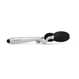 Dreamfarm Clongs Grippy Silicone & Stainless Steel Kitchen Cooking Tongs with Click-Lock Open & Close - 9" Black