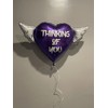 Thinking of You Heavenly Balloons - Heart Shaped Angel Wing