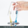 mDesign Plastic Toothpaste and Toothbrush Holder Center with Cup/Cover -