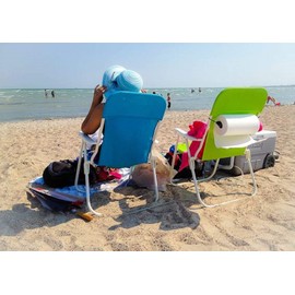 Paper Towel Holder - Versatile Patended Paper Tissue Holder - Durable Stand with Hooks for RV, Grill, Camping, Garage, Boat - Outdoor Kitchen Paper Roll Holder - Lightweight & Compact