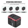 Universal Travel Adapter Plug 4 USB Ports Type C Sockets